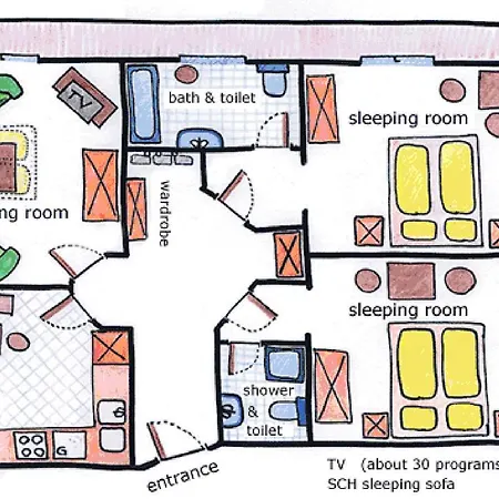 Daire Gaestehaus Maier Kitzbühel